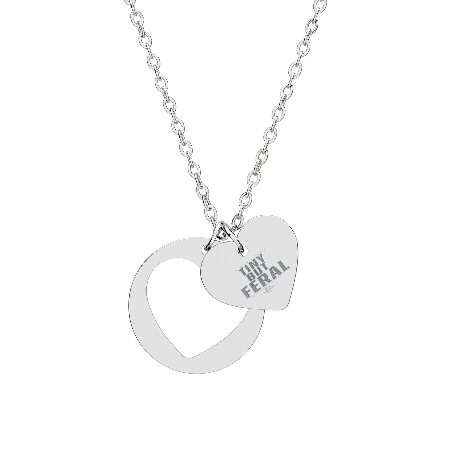 Tiny But Feral Necklace (Engraving)=Customizable