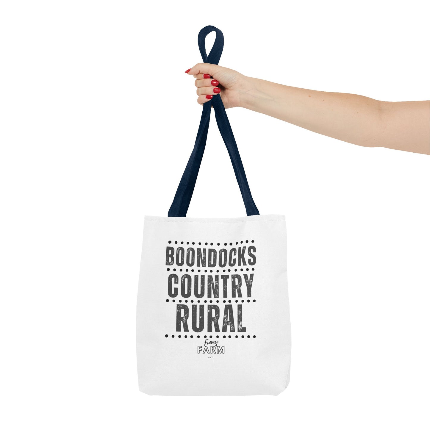 Boondocks Country Rural Tote Bag — Farmhouse Rustic Market Tote