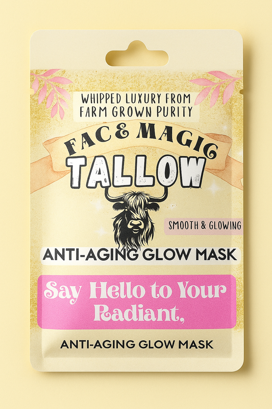 Face Magic: Tallow Anti-Aging Face Mask-Coffee & Cream