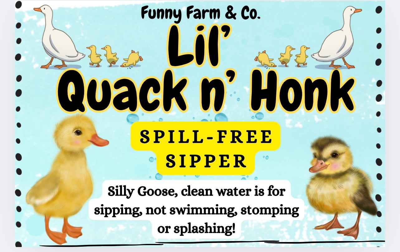 Lil’ Quack & Honk Spill-Free Sipper
