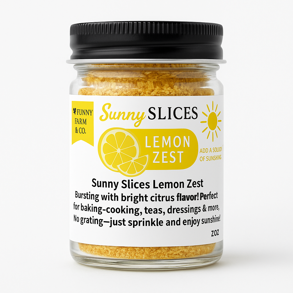 Sunny Slices: Lemon Zest Seasoning