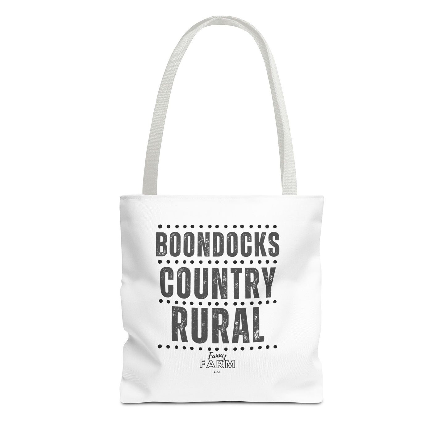 Boondocks Country Rural Tote Bag — Farmhouse Rustic Market Tote