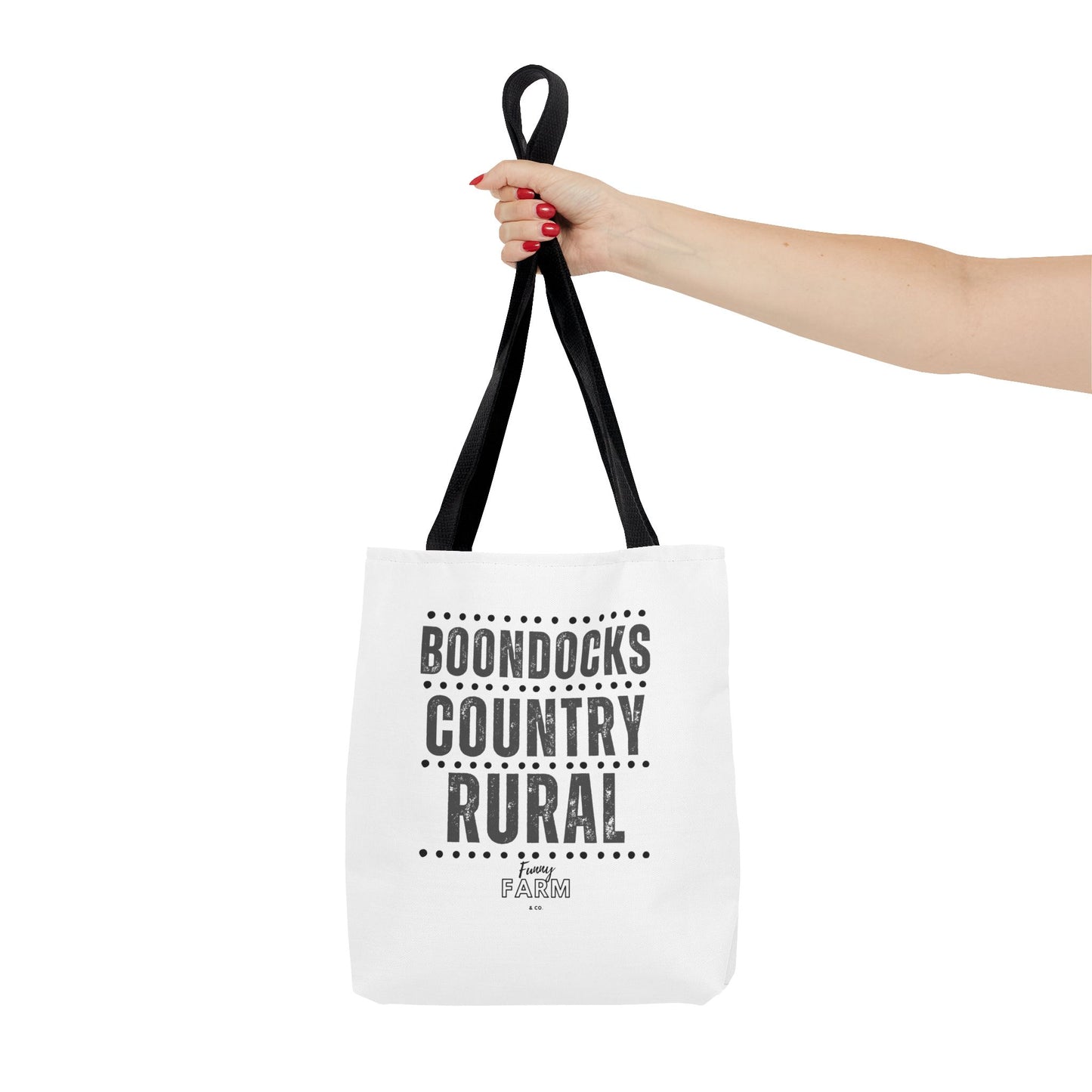 Boondocks Country Rural Tote Bag — Farmhouse Rustic Market Tote
