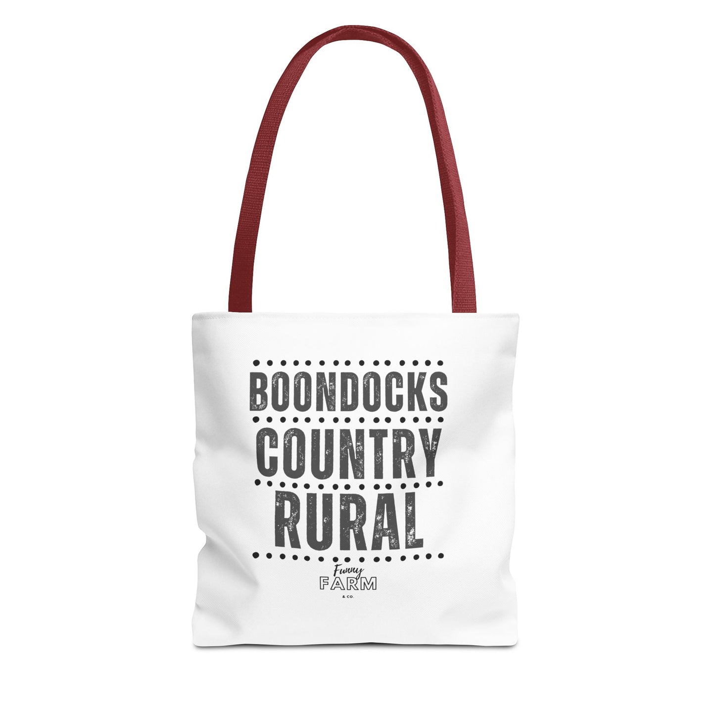 Boondocks Country Rural Tote Bag — Farmhouse Rustic Market Tote