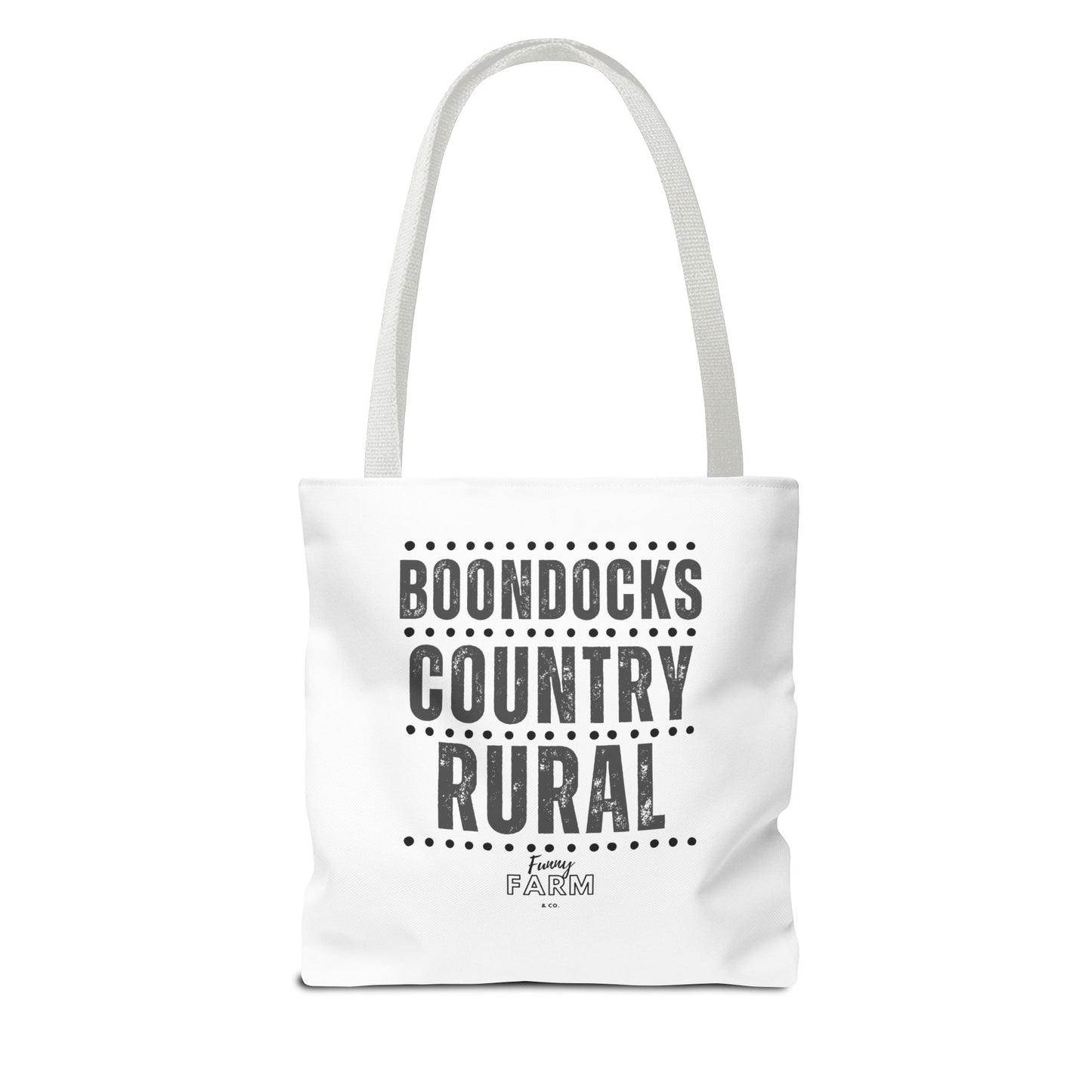 Boondocks Country Rural Tote Bag — Farmhouse Rustic Market Tote