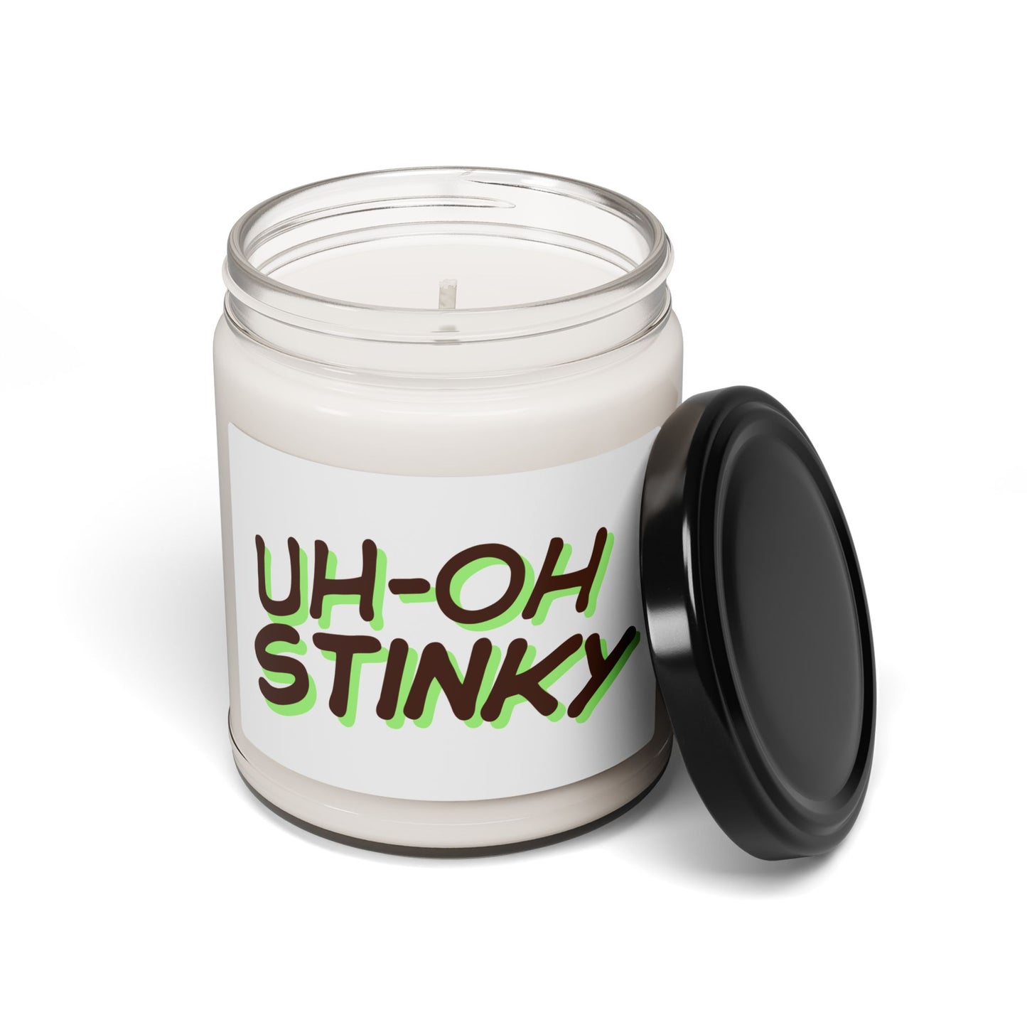 Soy Scented Candle — “Uh-Oh Stinky”