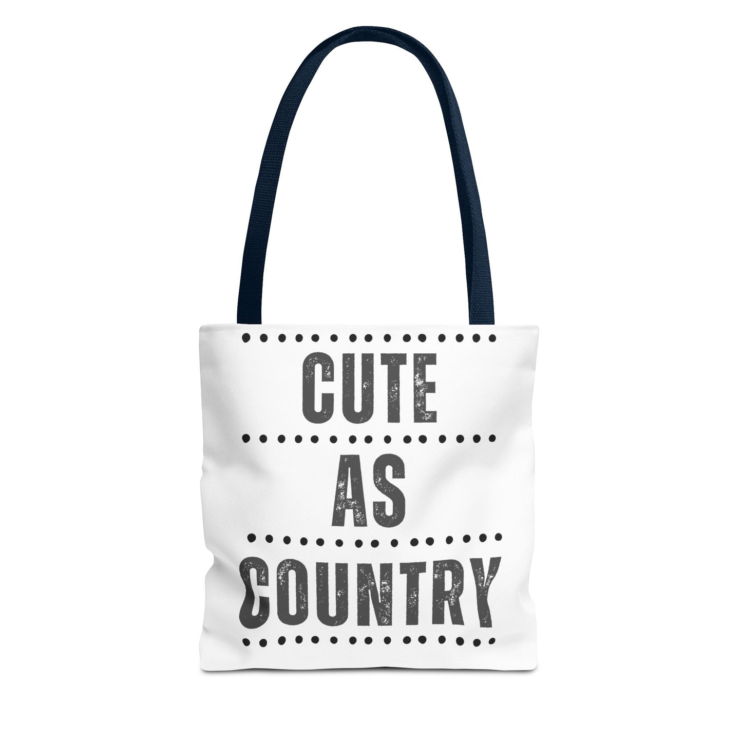 Cute As Country Rural Tote Bag — Farmhouse Rustic Market Tote