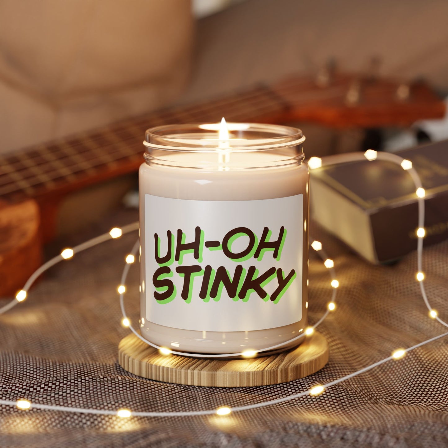 Soy Scented Candle — “Uh-Oh Stinky”