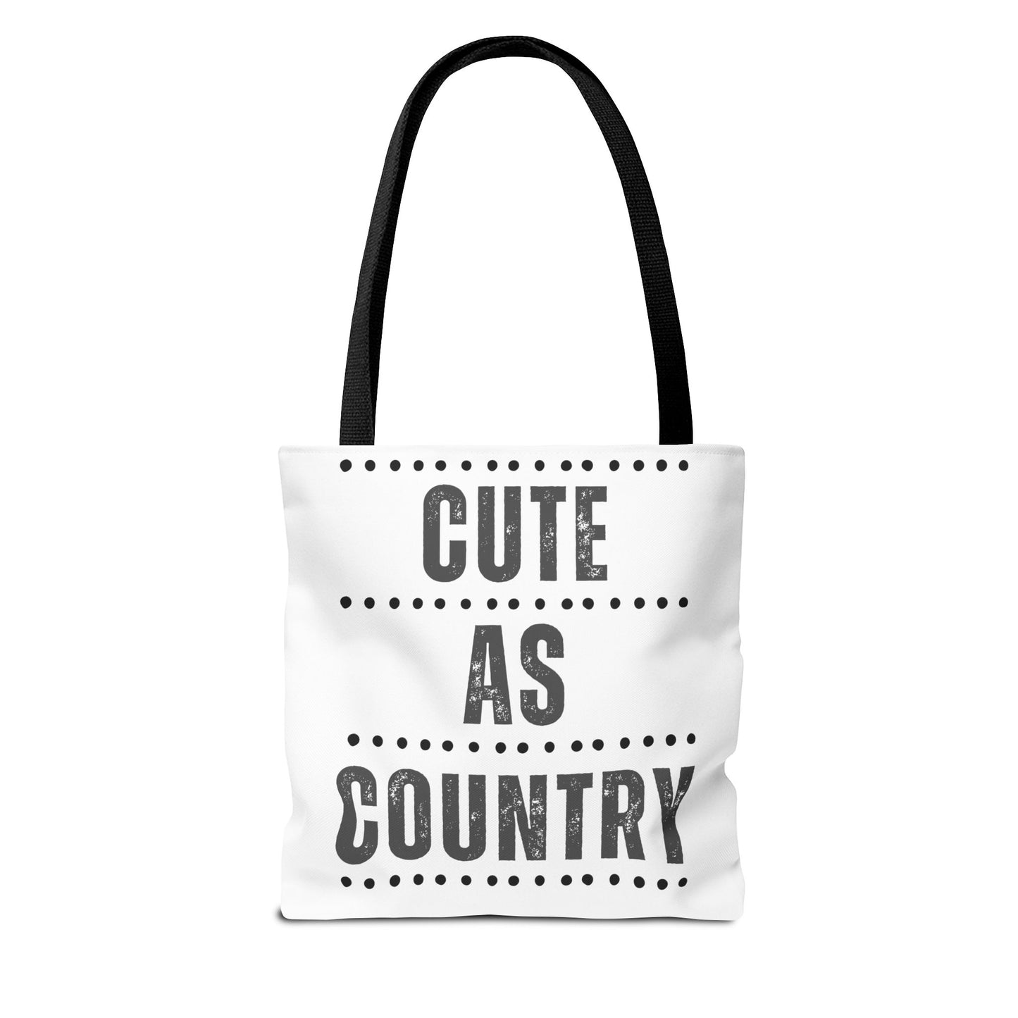 Cute As Country Rural Tote Bag — Farmhouse Rustic Market Tote