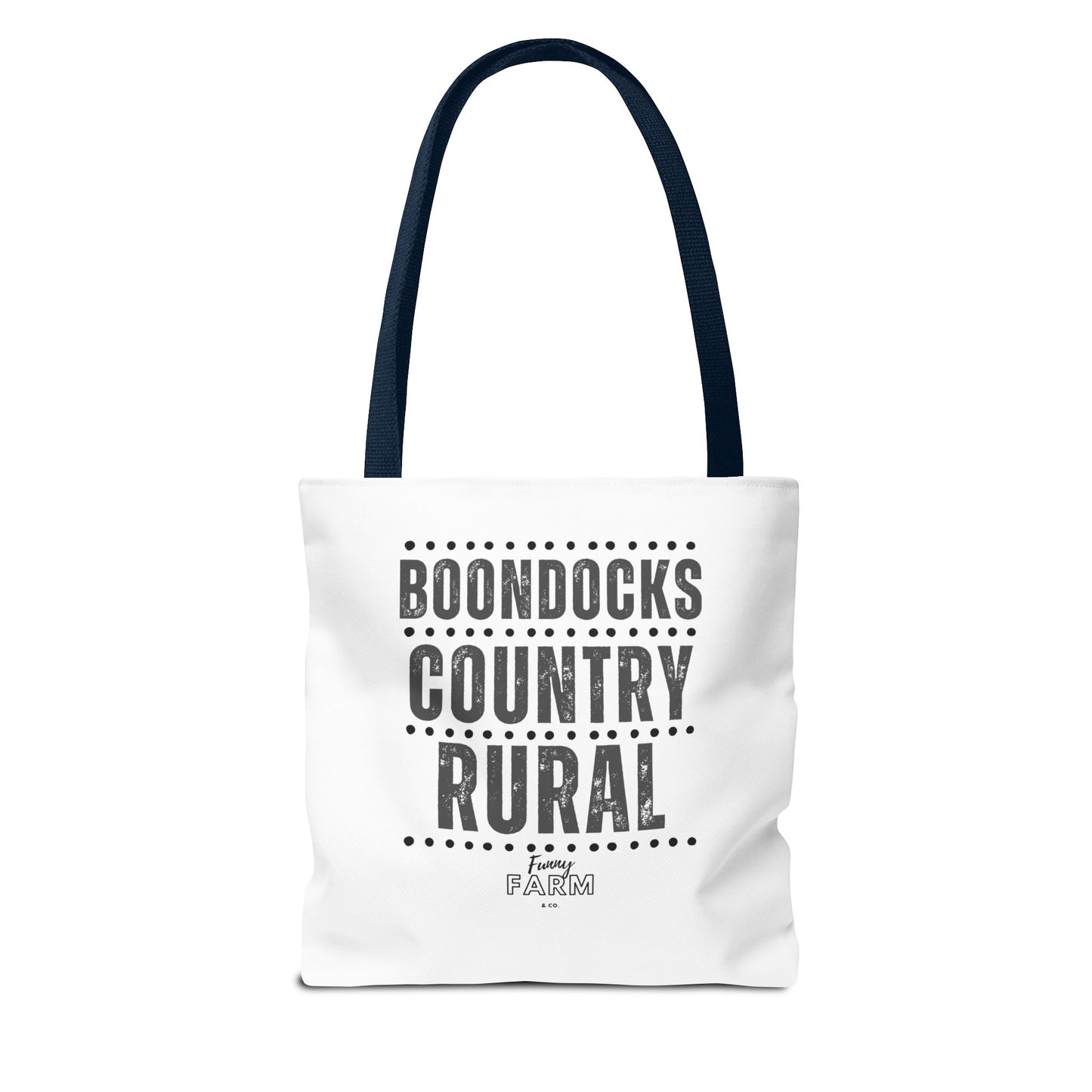 Boondocks Country Rural Tote Bag — Farmhouse Rustic Market Tote