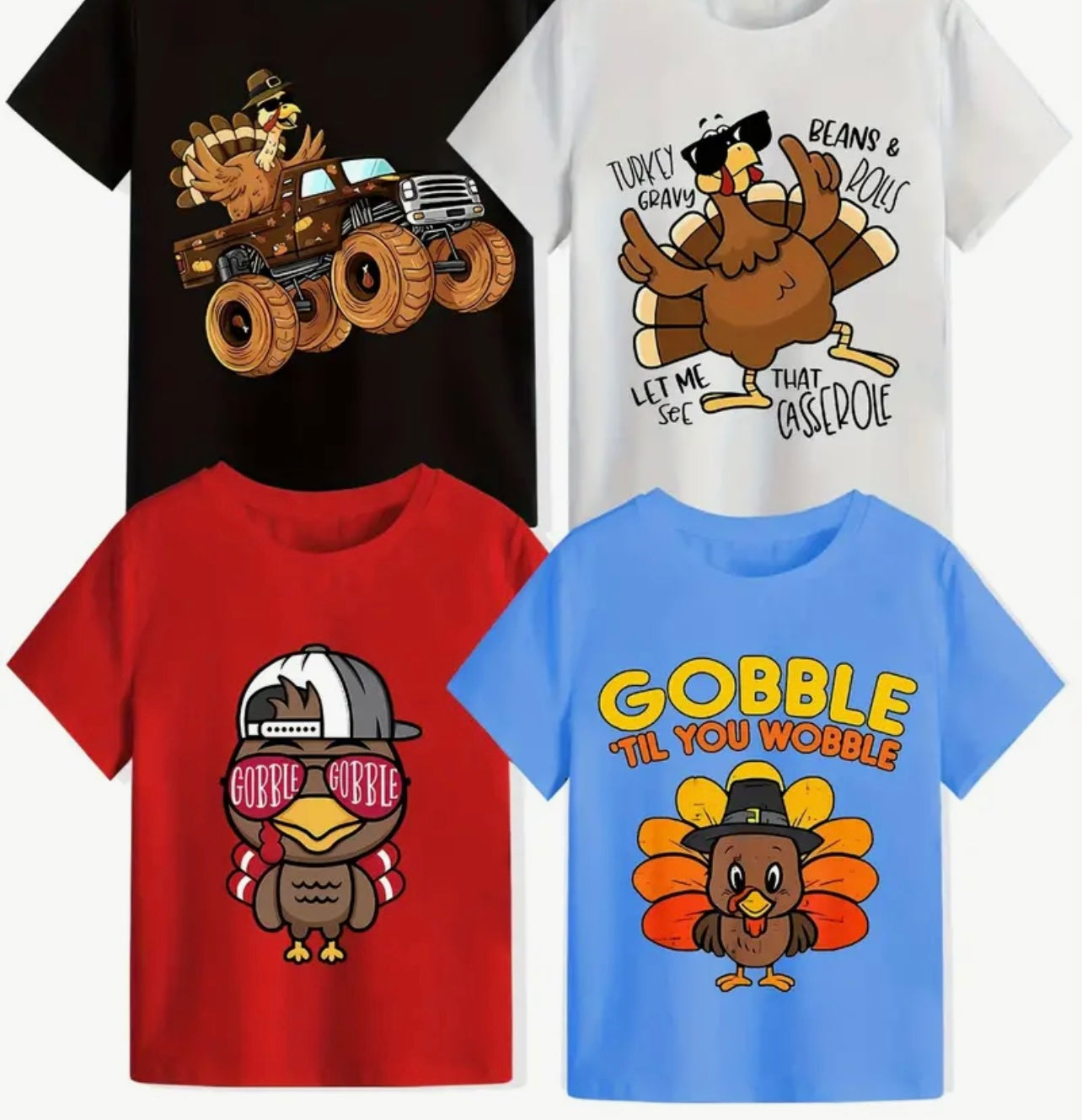 A. Kids Thanksgiving Shirts