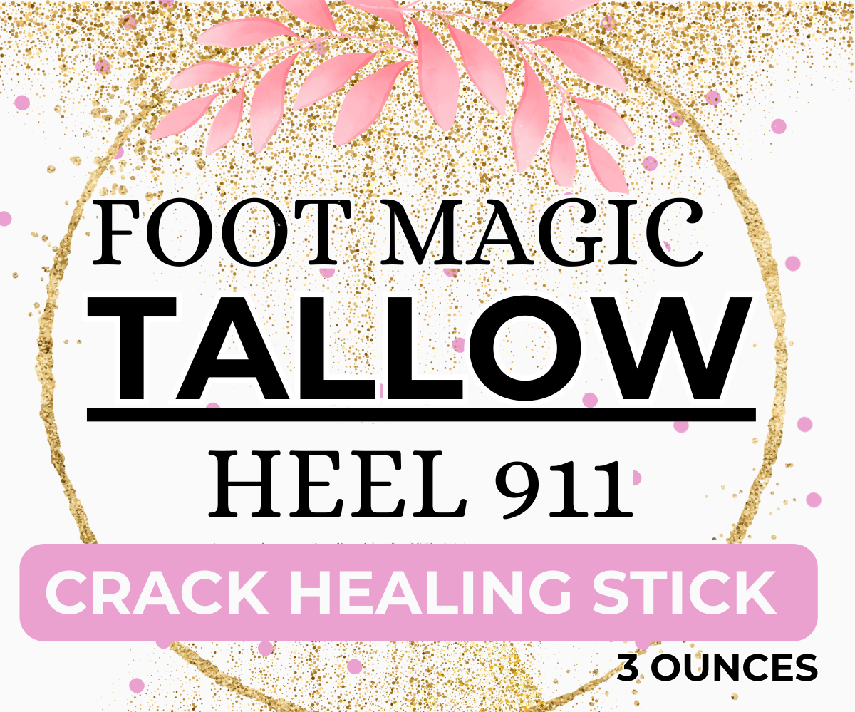 Foot Magic: 911 Dry, Cracked Heel Tallow Stick