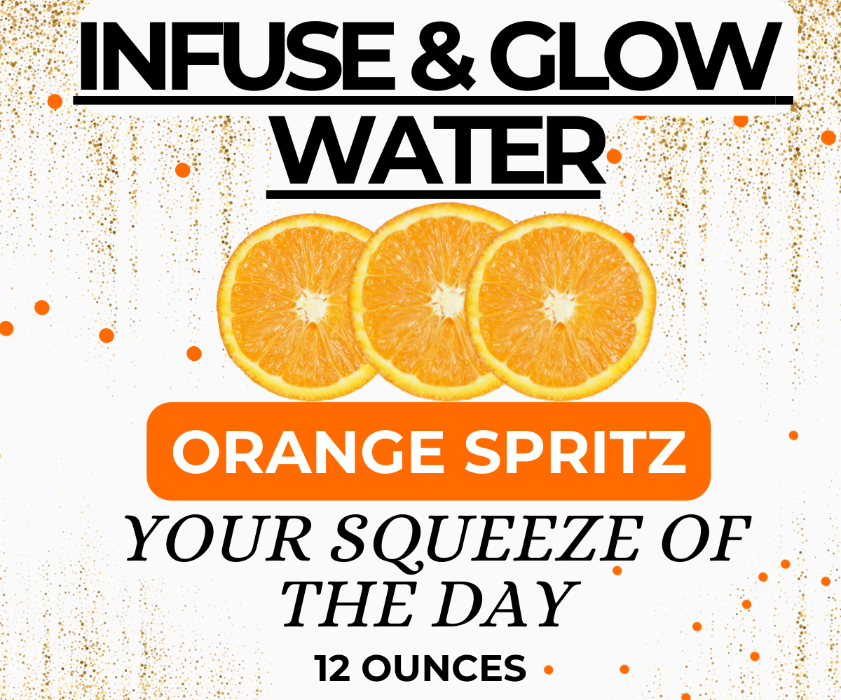Sunny Slices: Orange Spritz- Orange Slices to Perk Up Your Water. Infuse & Glow