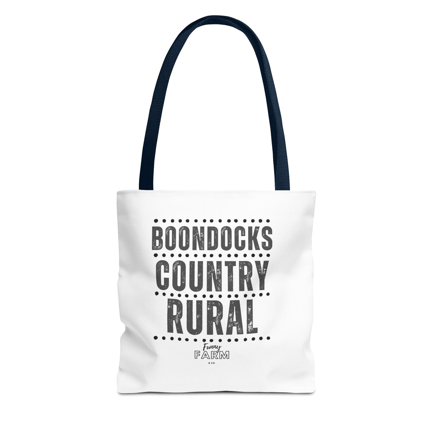 Boondocks Country Rural Tote Bag — Farmhouse Rustic Market Tote