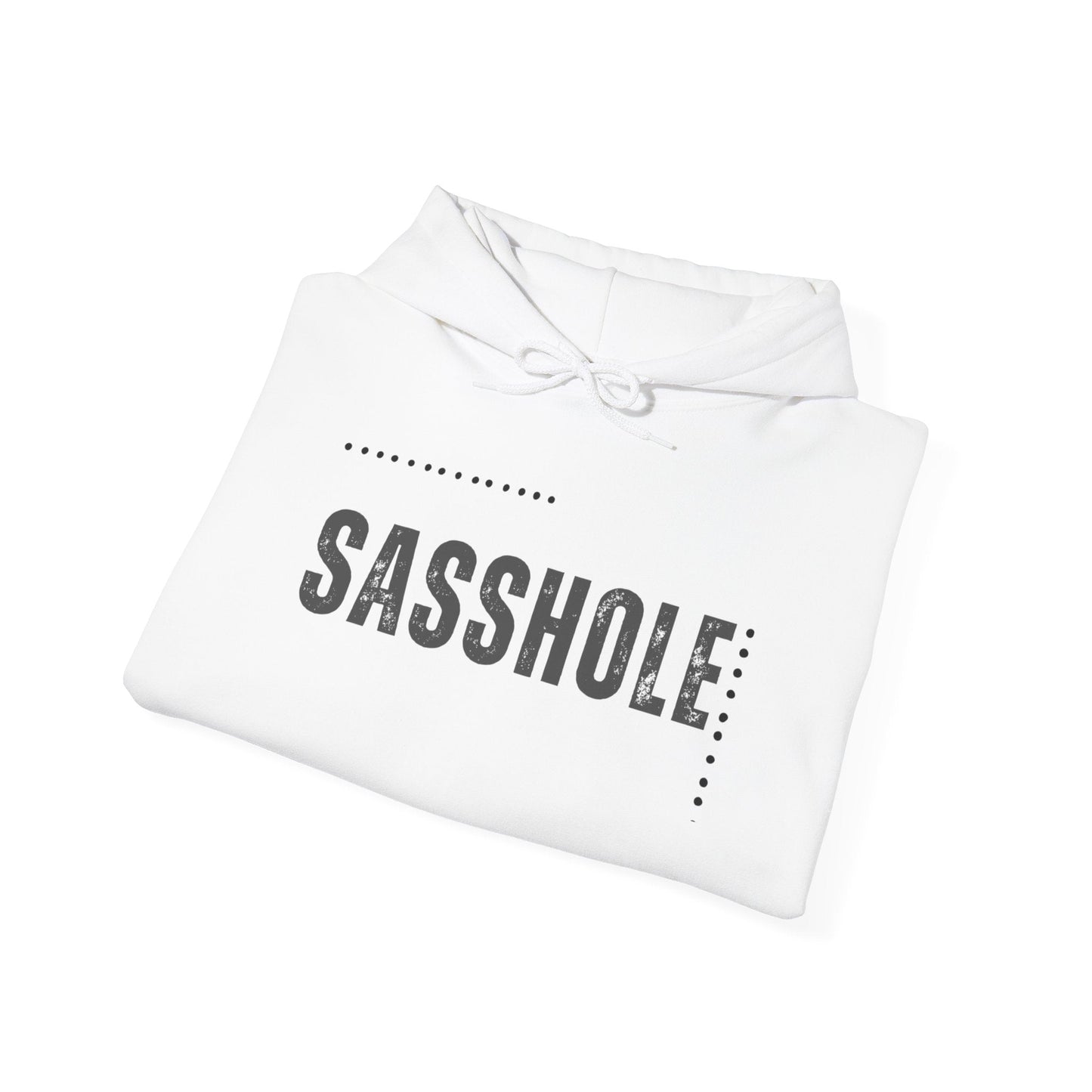 Sasshole Funny Hoodie — Hot Mess Co. Graphic Pullover