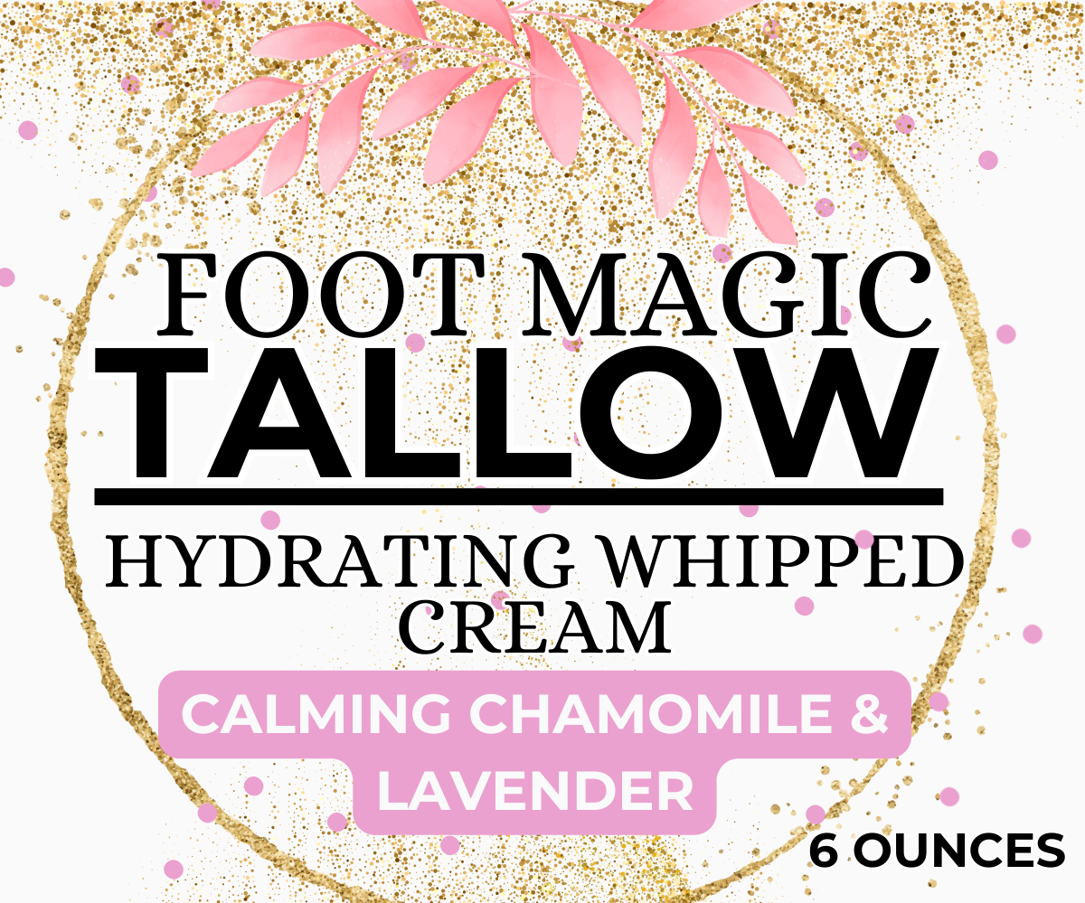 Foot Magic: Tallow Whipped Cream- Calming Lavender