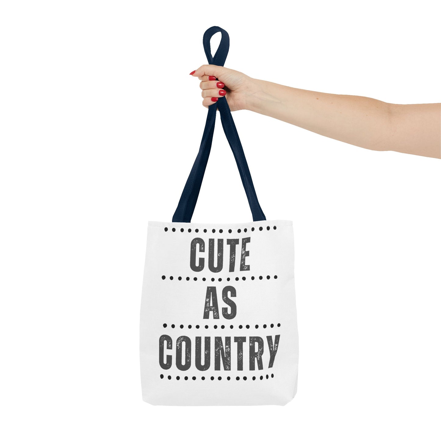 Cute As Country Rural Tote Bag — Farmhouse Rustic Market Tote