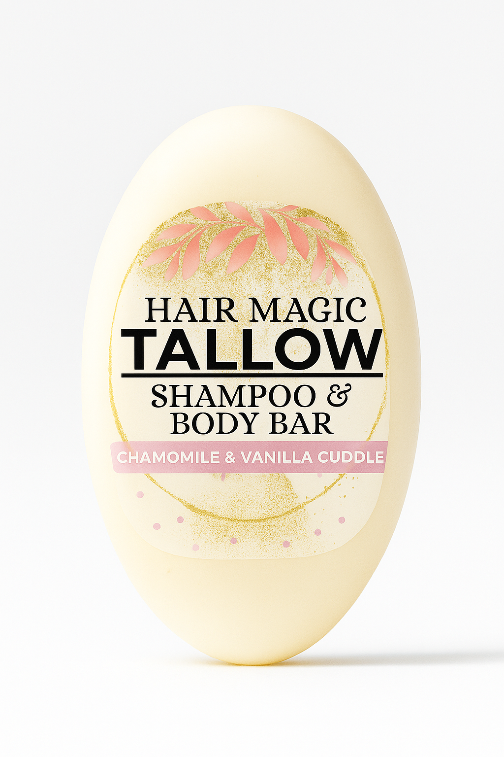 Hair Magic: Tallow Shampoo & Body Wash Bar-Vanilla