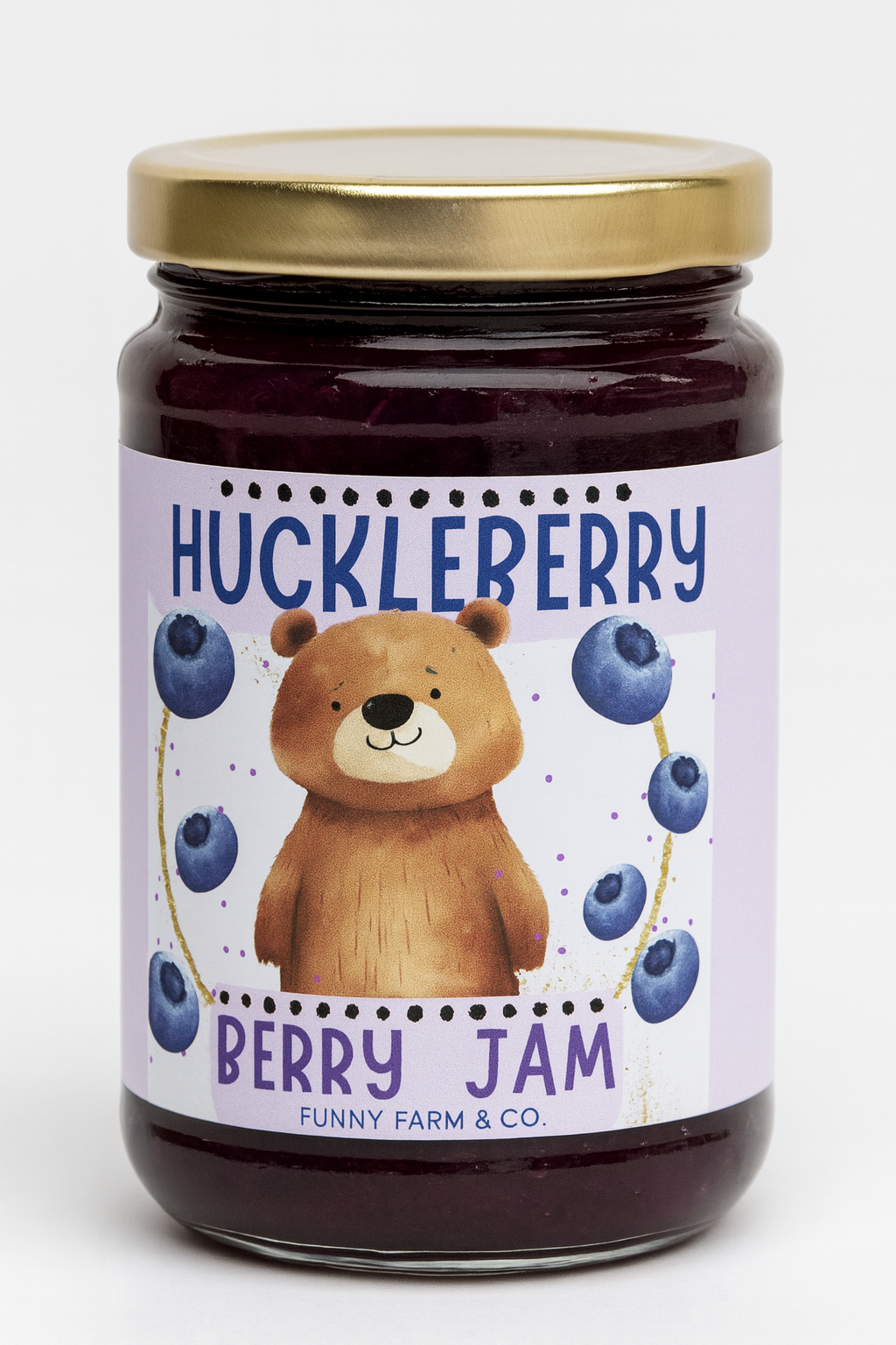 Wild Huckleberry Berry Jam