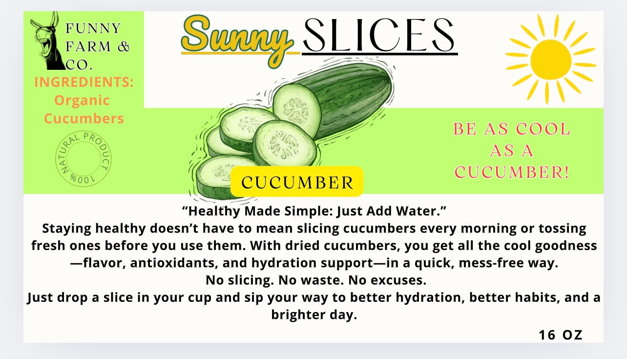 Sunny Slices: Cool Cucumber Mint